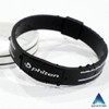 Phiten RAKUWA Bracelet S Clear Black 18cm