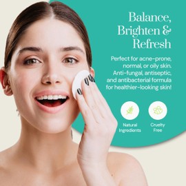 Soapstones Lemon Tea Tree Toner - 120ml - Soothing Witch Hazel Toner for Face - Sustainable Skincare for Normal to Oily Skin Types