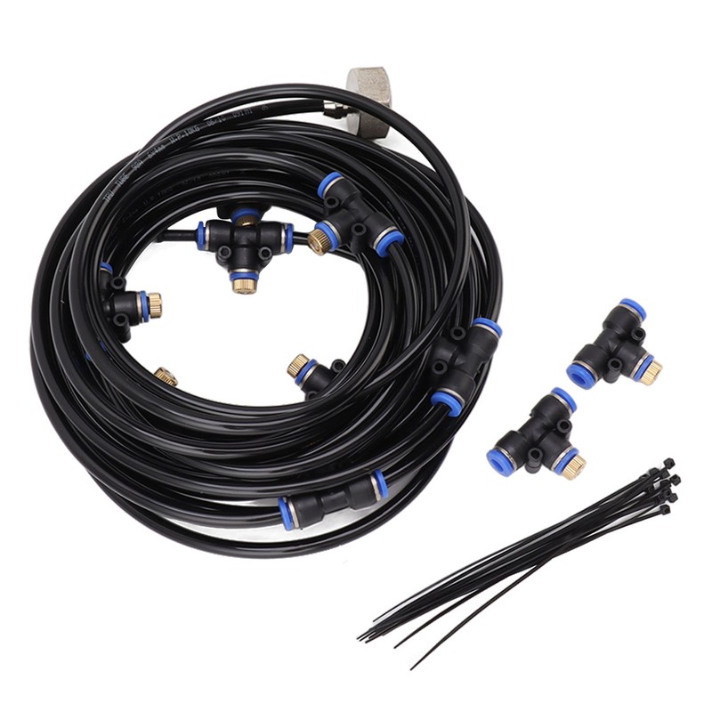 Patio Misting Cooling System Backyard Greenhouse Water Mist 8m 26ft
