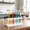 100 Pcs Plastic Test Tubes with Caps, 16x150mm(25ml) Plastic Tube,