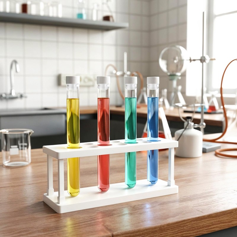 100 Pcs Plastic Test Tubes with Caps, 16x150mm(25ml) Plastic Tube,