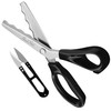 Handi Stitch Pinking Scissors with Thread Cutter - Dressmaking Scissors