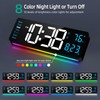 LEIKE 16" Large Digital Wall Clock Timer,Remote Control,2 Alarms, LED