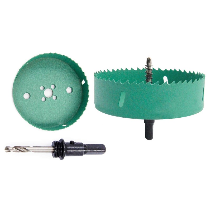 120mm Hole Saw LAIWEI Hole Cutter,4.72Inch HSS Annular Hole Saw