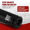 MIXPOWER 1" Drive 33mm Extra Deep Impact Socket,8-Inch Long,6-Point,Metric,Truck Wheel