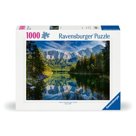 Ravensburger Puzzle 12000653 - Eibsee with Wetterstein Mountains - 1000 Pieces Puzzle for Adults and Children from 14 Years, Puzzle with Landscape and Nature