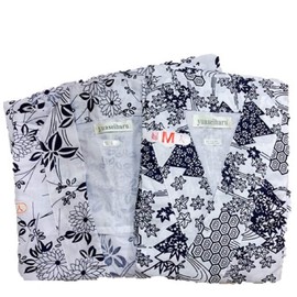 yuaseiharu Gauze Sleepwear, Women's, Women's, Sleepwear with Back Gauze on Upper Back, Pajamas, Hospitalization, Open Before Surgery, Nursing Care, Yukata, Sleepwear, multicolor