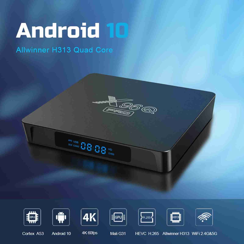 TV Box 1GB+8GB 2.4G 5G Dual Band Wifi UHD 4K