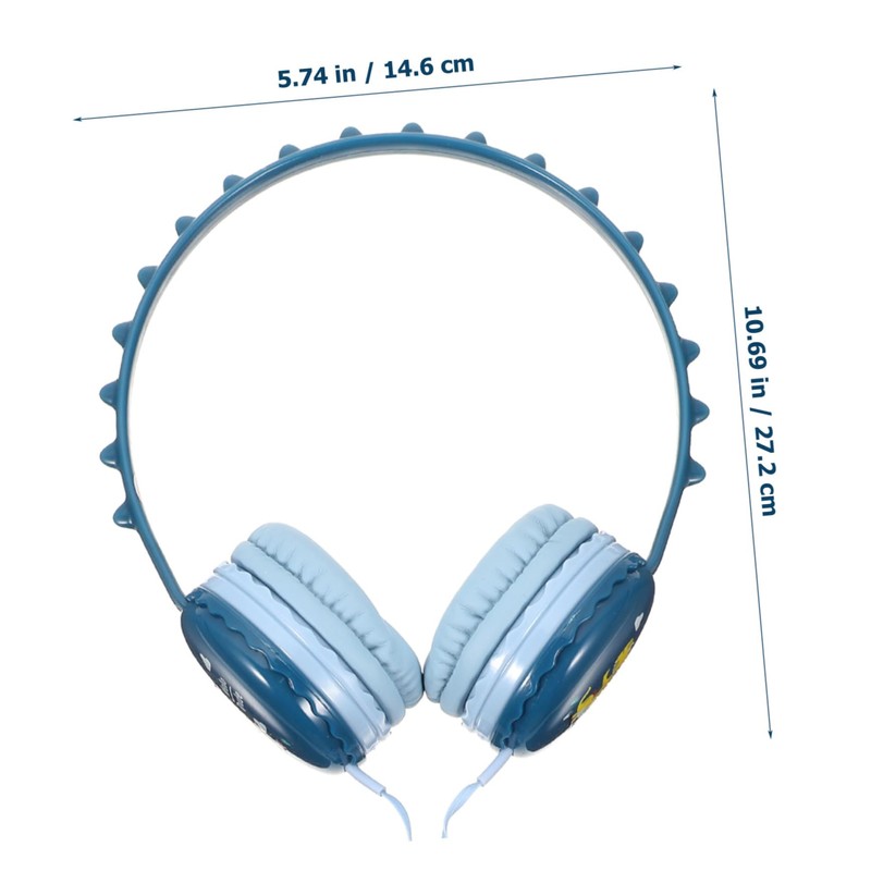 KONTONTY Dinosaur Shape Wired Headphones for Gaming Comfortable Over Ear