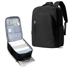 suradar Ryanair Hand Luggage 40 x 20 x 25 Backpack Hand Luggage Aeroplane Easyjet Hand Luggage 45 x 36 x 20 Backpack Waterproof Laptop Business Men's Travel Backpack Women's Travel Backpack, black,