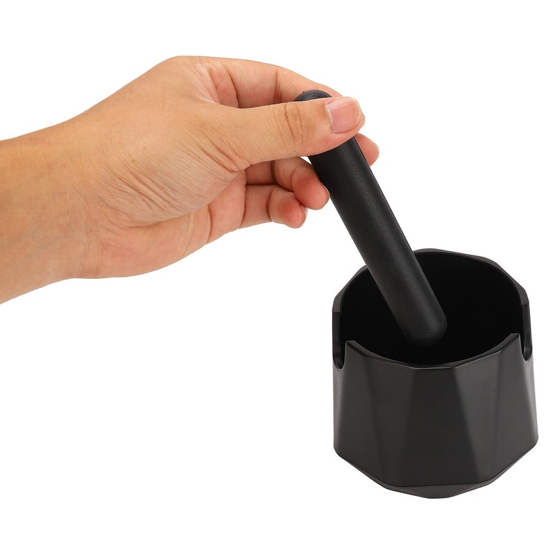 Coffee Knock Box ABS Black Non Slip Multifunctional Coffee Grind