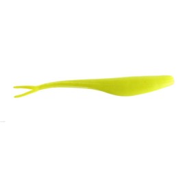 Berkley Gulp! Jerk Shad Saltwater Fishing Soft Bait, Chartreuse, 5in