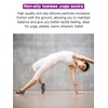 SATINIOR 4 Pairs Non-Slip Toeless Yoga Socks with Grips Half