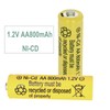 Betmaxful 12 Packs 1.2V NI-CD AA 800mAh Nickel Cadmium Rechargeable