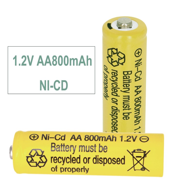 Betmaxful 12 Packs 1.2V NI-CD AA 800mAh Nickel Cadmium Rechargeable