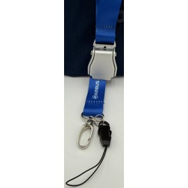 Airbus 319 A319 Blue Aviation Lanyard, Seat Belt Buckle, pilot id Flight Crew