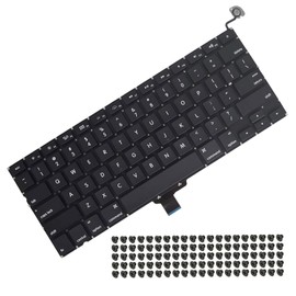 Aokyitzm New 604-2948 Keyboard US English + Screws Kit Replacement for MacBook Pro 13" Unibody A1278 2009 2010 2011 2012 Year
