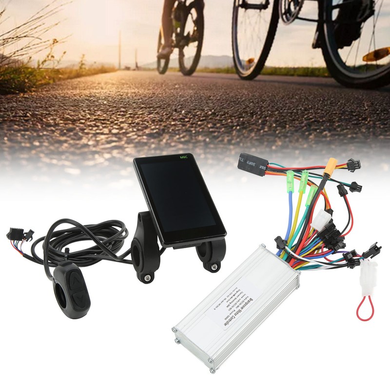 Electric Bike Brushless Controller M6C LCD Display 36/48V 500W ABS