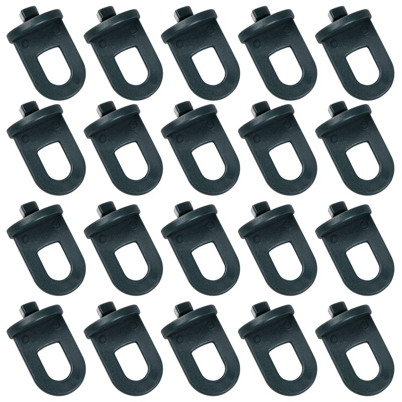 Pinsheng Pack of 50 Greenhouse Clips, Plastic Sturdy Plant Holders,