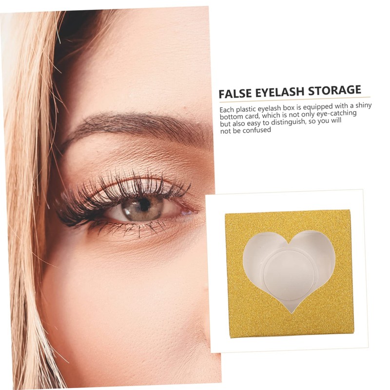 MERRYHAPY 50pcs Eyelash Packaging Drawer Type Lash Organizer Paper Case