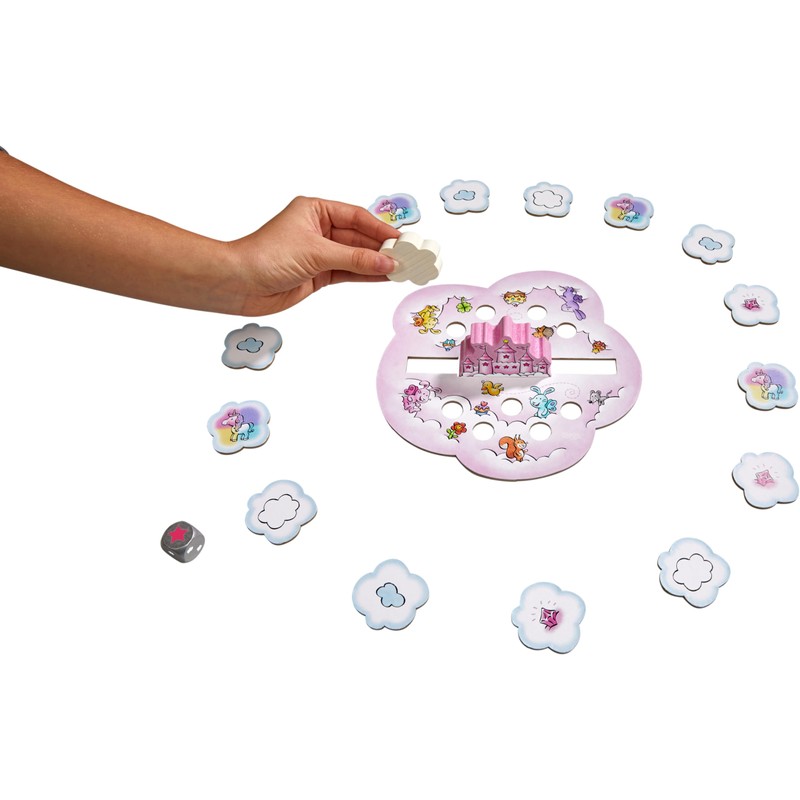 HABA 2012232005 Sparkle Unicorn - Tower of Clouds, Cooperative Skill