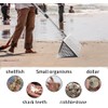Sand Fleas Rake for Beach,Detachable 47 Inches Long Handle,Collapsible Shark