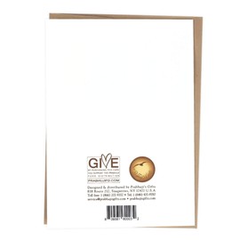 Prabhuji's Gifts Greeting Card - Ornate Miniature Painting Card with Envelope - Matte Paper Greeting Cards - Hand-Written Script - All Occasion Greeting Cards - (Red Ganesh)