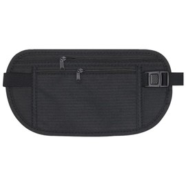 Passport Holder Secure Hidden Travel Wallet with RFID Blocking, Undercover Fanny Pack，Anti-Theft Passport Wallets for Men Women