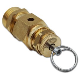 Adjustable Safety Valve 1/2 Inch 8-12 Bar (Not Component Tested) Compressed Air Relief Valve