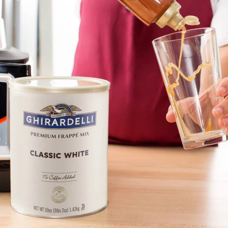 Ghirardelli Beverage Mix, Classic White 50 Ounce.