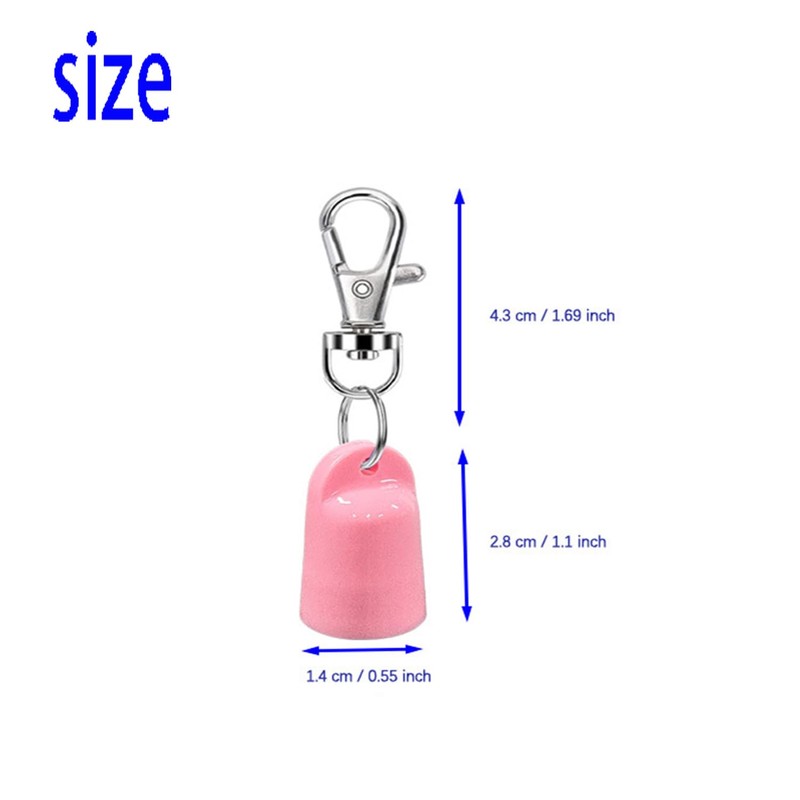 Roczential 4 PSC Keychain Cap Compatible with 0.35 oz Lip