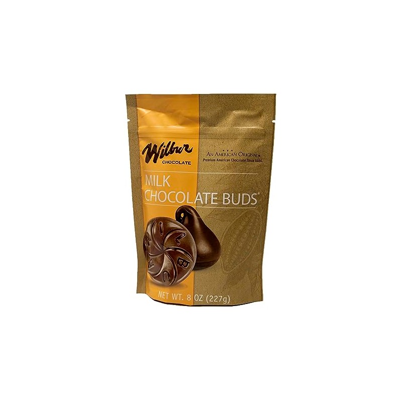 Wilbur Buds Milk Chocolate 8 oz. (1/2 lb.) #19033-1