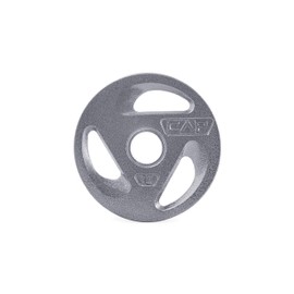 CAP Barbell 2-Inch Olympic Grip Weight Plates, Single, Gray, 10 Pound