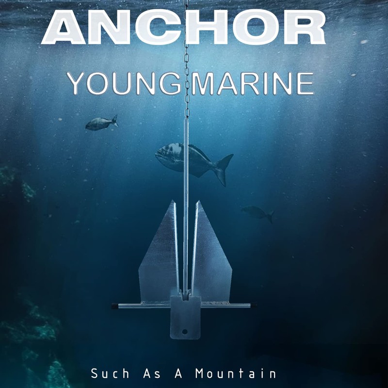 Young Marine Portable Galvanized Fluke Style Anchor Kit Includes Galvanized