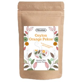 PRAANA TEA Ceylon Orange Pekoe- Loose Leaf Tea, Catering, 500 g