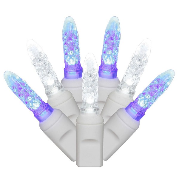 Vickerman 70 Light Blue and Pure White M5 LED Icicle