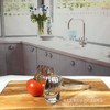 Soporte redondo para cortar tomate, limón, frutas, cebolla, cortador, pinzas