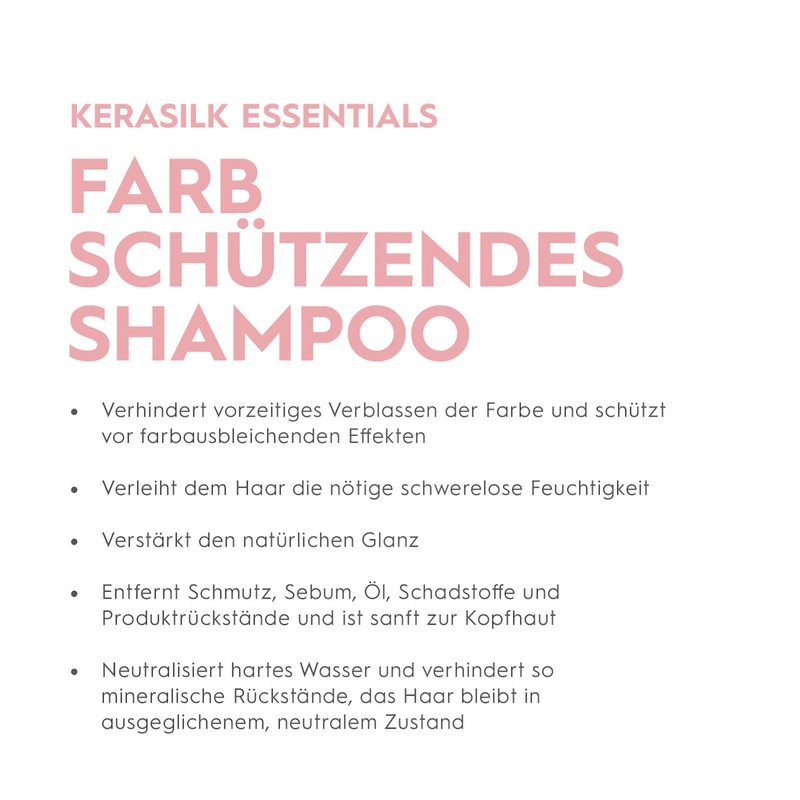 Kerasilk Essential Colour Protection Shampoo for Coloured Hair 250ml