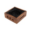 Zaoalife Alcohol Camping Stove, Portable Aluminum Alloy Square Commercial Solid