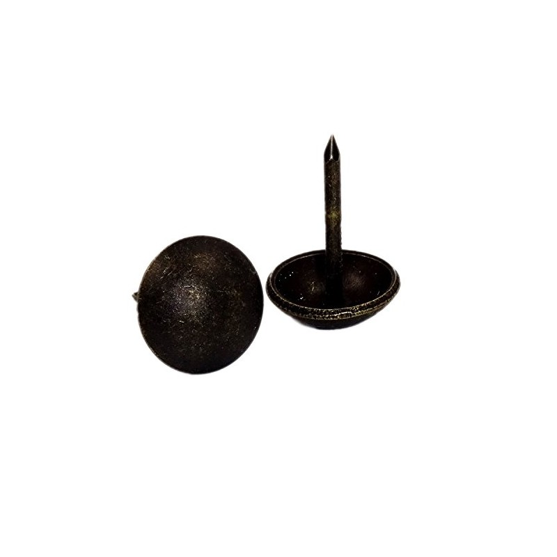 Decotacks Upholstery Tacks, Heavy Duty Furniture Nails 7/16" - 100