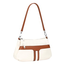 Over Earth Genuine Leather Hobo Bags for Women Small Soft Ladies Shoulder Purses and Handbags Casual Practical Chic Shoulder Bags(O210E Upgrade Wine Red