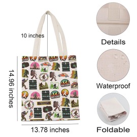 B*gfoot Hide And Seek World Champion Sasquatch Yeti Club Shopping Bag Cool B*g Foot Camping Lover Tote Bag For Friends, B*gfoot, Medium