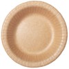 Duni 192376 - Organic Paper Plates Deep Brown, Coated, Diameter