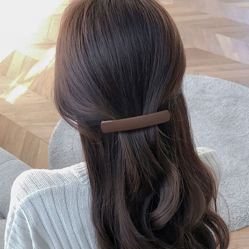 Nakanoya AMBT5 Barrette, 2.6 inches (65 mm), Plastic, Resin, Hair