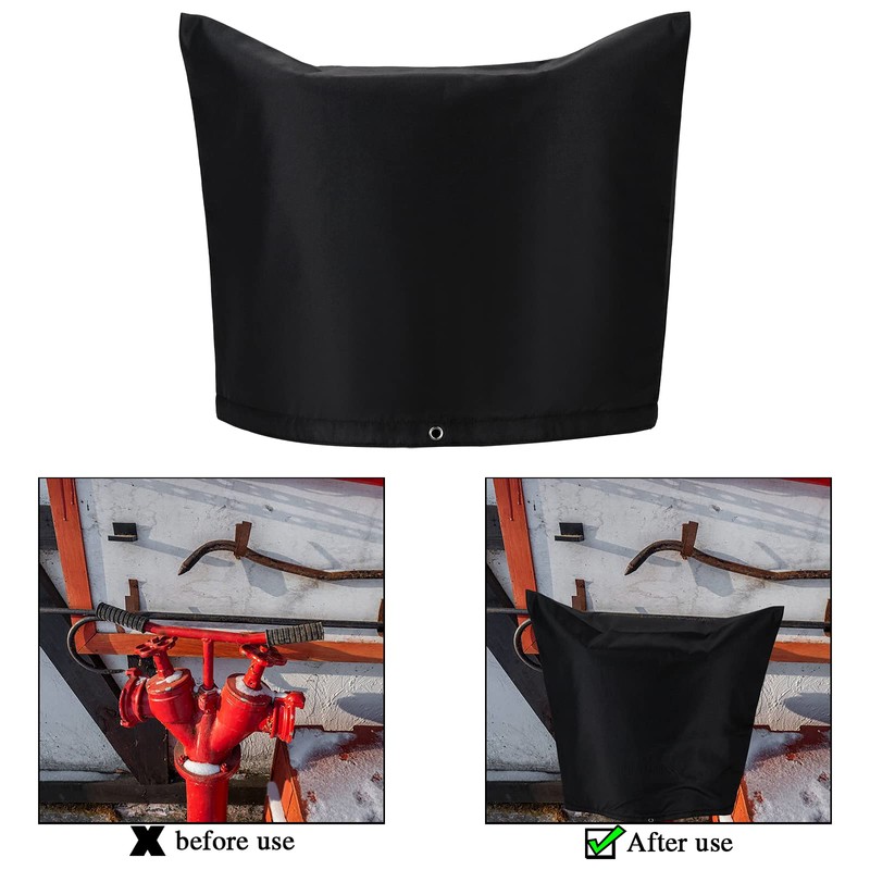 IUIBMI Backflow Winter Cover Insulated Pouch, 24x17.7 Inch Outdoor Pipe