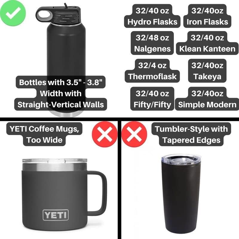 BottlePro 2 - Adjustable and Extendable Car Cup Holder Adapter