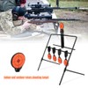 Hot Metal Rotating Spinning Shooting 5 Targets Competitive Wind Chimes