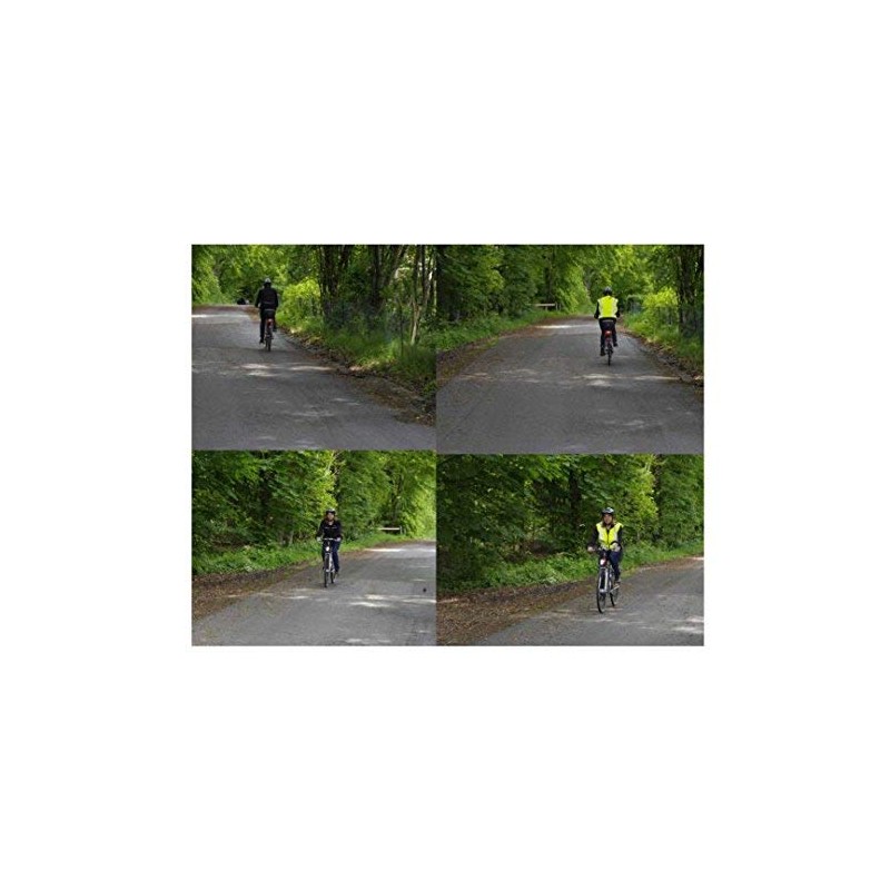 RAU Universal Warnweste Motorrad-, Outdoor-, Rad- und Sport - Sicherheitsweste