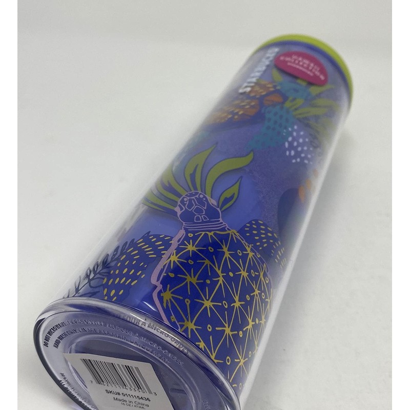 Starbucks Hawaii Collection 16oz Blue Sea Turtle Moon Tumbler