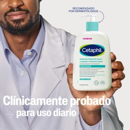 Cetaphil Limpiador Exfoliante Suave 473ml Todo Tipo Piel Día Noche